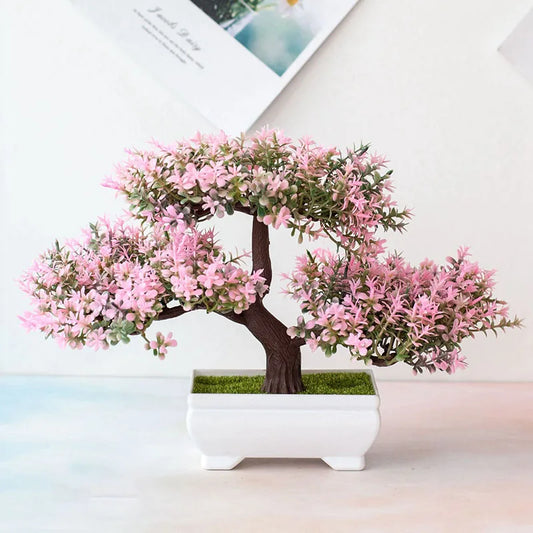 Sztuczna roślina bonsai, dekoracja doniczkowa do domu